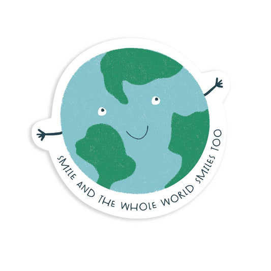 Smile Earth Sticker