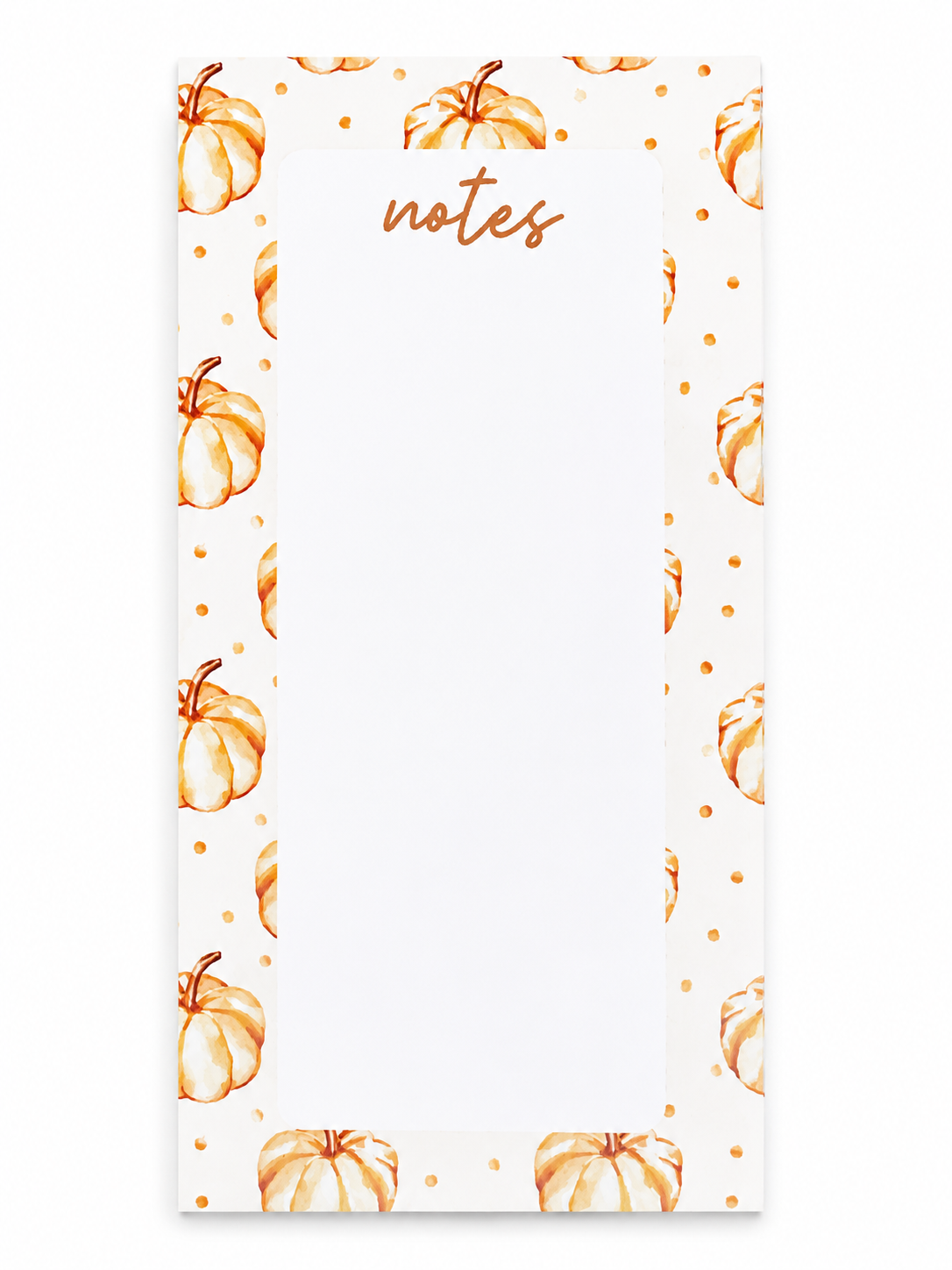 Pumpkin Harvest Notepad Set (2-Piece)