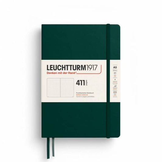 Notebook 411: Forest Green / Dotted