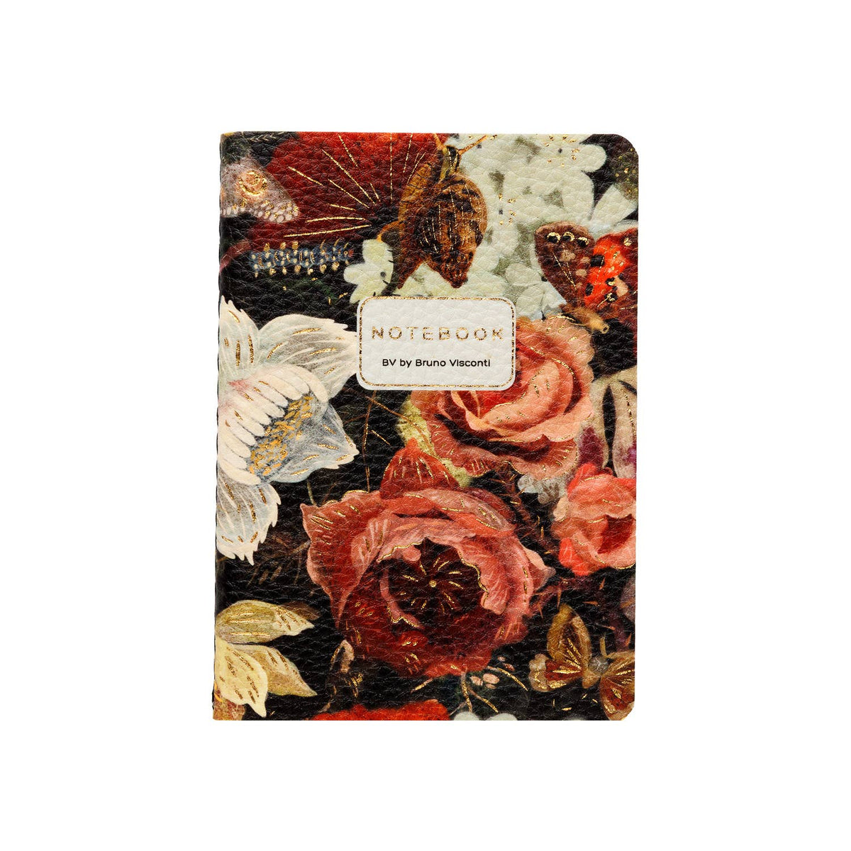 Vegan Leather A6 Passport Notebook - Lush Bouquet