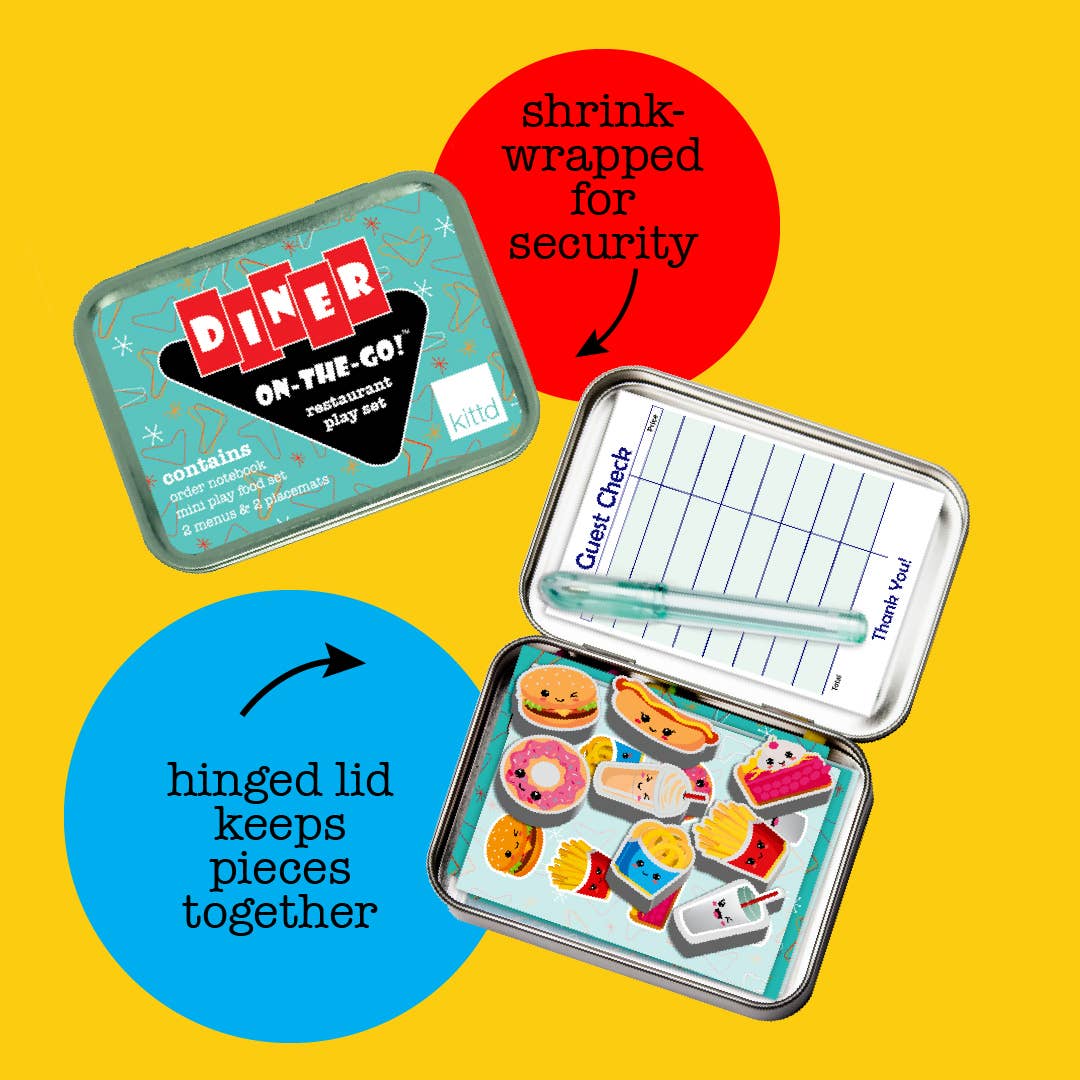 Diner On-the-Go Summer Travel Game Gift Kids Toy Gift