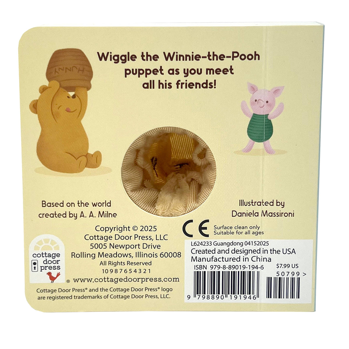 Winnie-the-Pooh Hello, Pooh Interactive Puppet Book