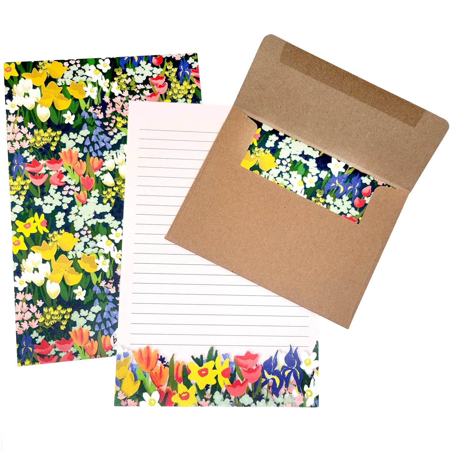 Meadow Floral Letter Writing Stationery Set