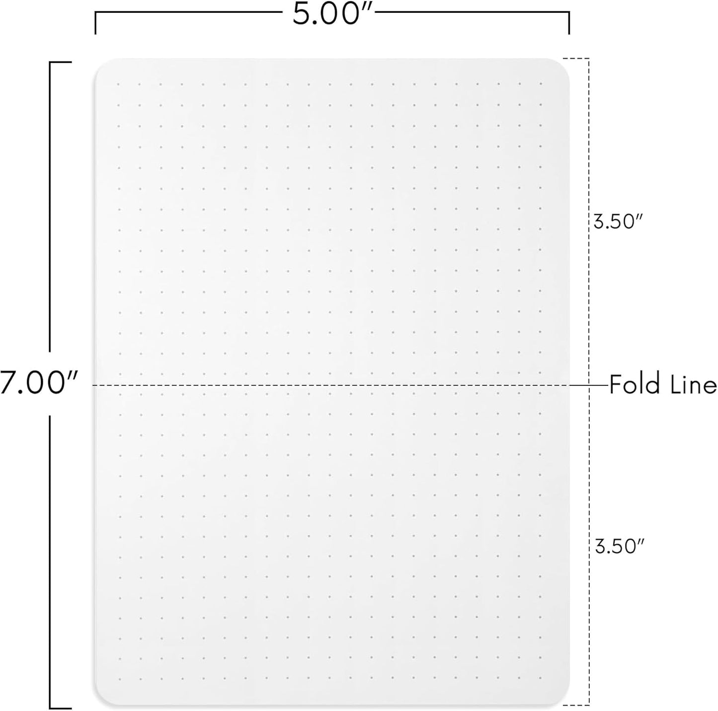 Dot Grid Index Cards 5x7 Rounded Corners (40 Pack): 5 in. x 7 in.