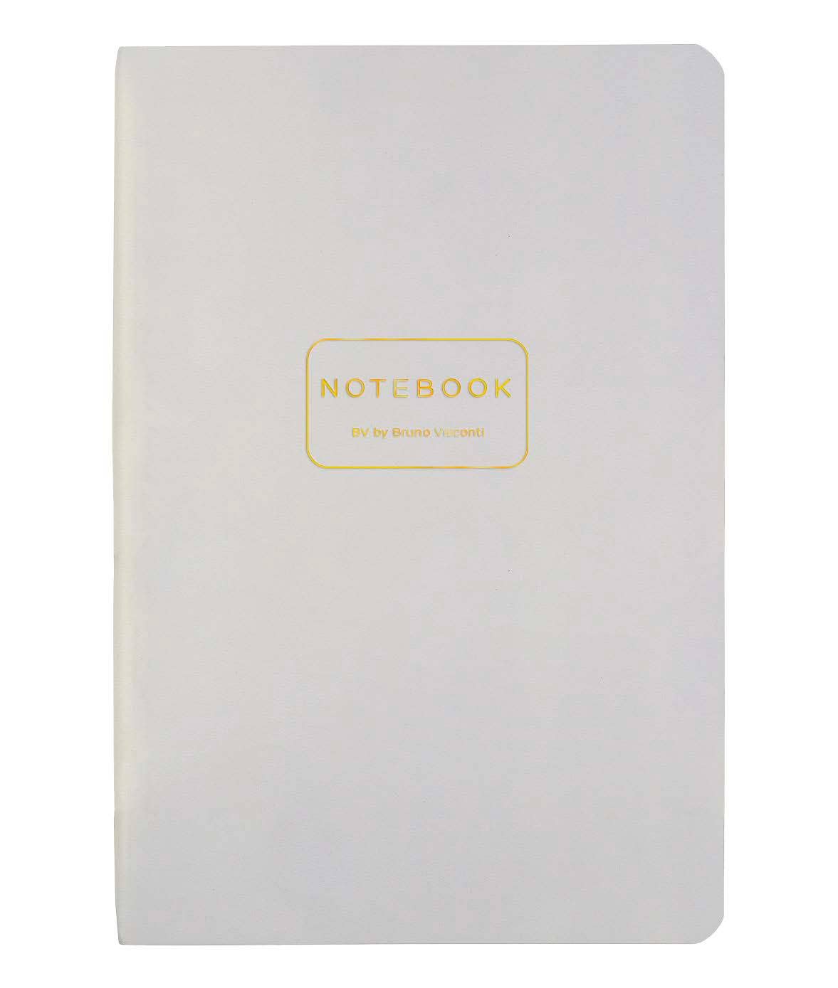 Vegan Leather A5 Notebook  - White