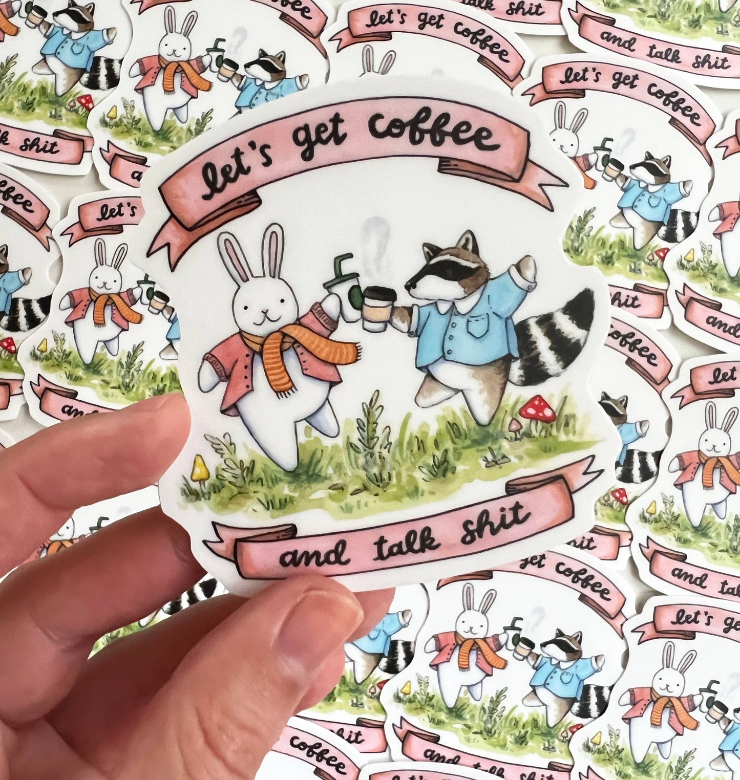 Coffee And Talking Shit Sticker
