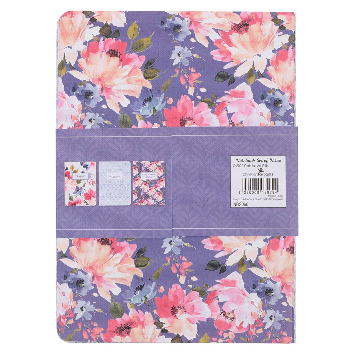 Notebook Set 3pc White Num. 6:24, Blue Num. 6:25, Num. 6:26
