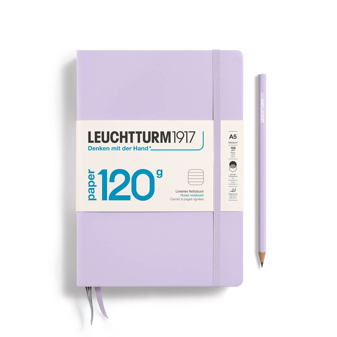 120g Notebook Edition, Medium, 203 p.: Navy / Dotted