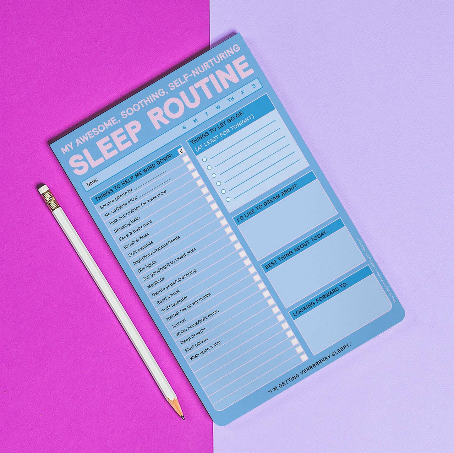 Sleep Routine Pad