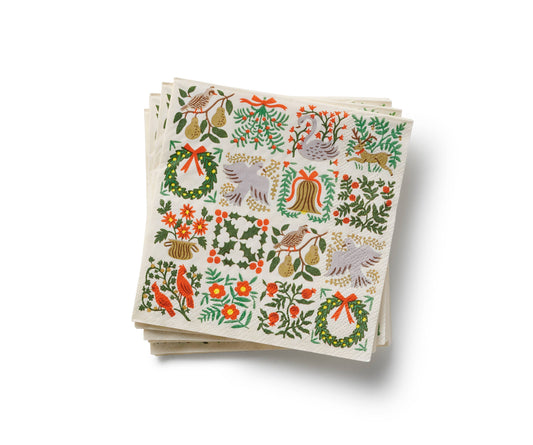Christmastide Cocktail Napkins