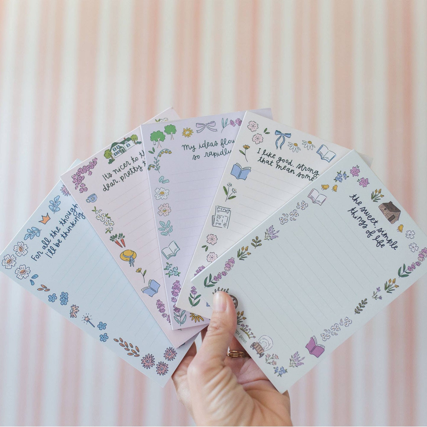 Pretty Thoughts Anne of Green Gables 4x6 Notepad