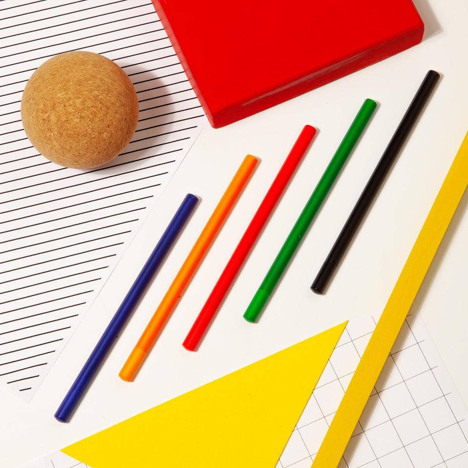 Prism Colored Rollerball Pen: Red: #13375