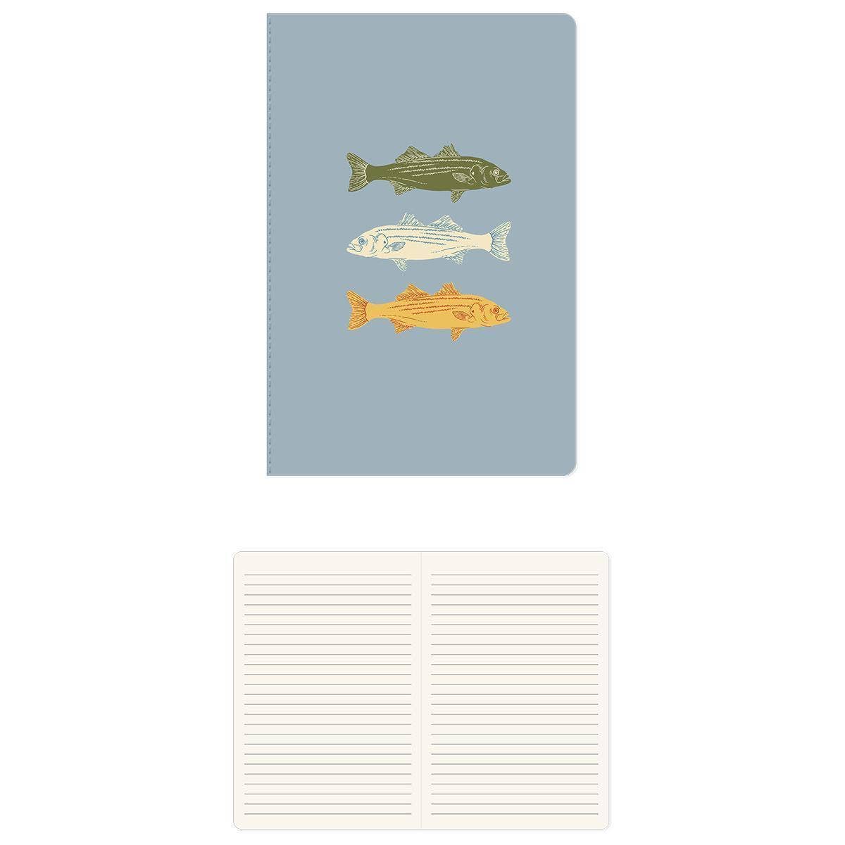 Sporting Goods Fish Notebook Set of 2