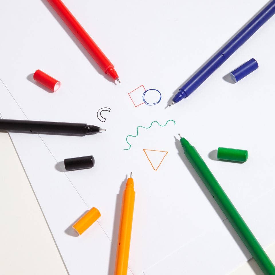 Prism Colored Rollerball Pen: Orange: #13374