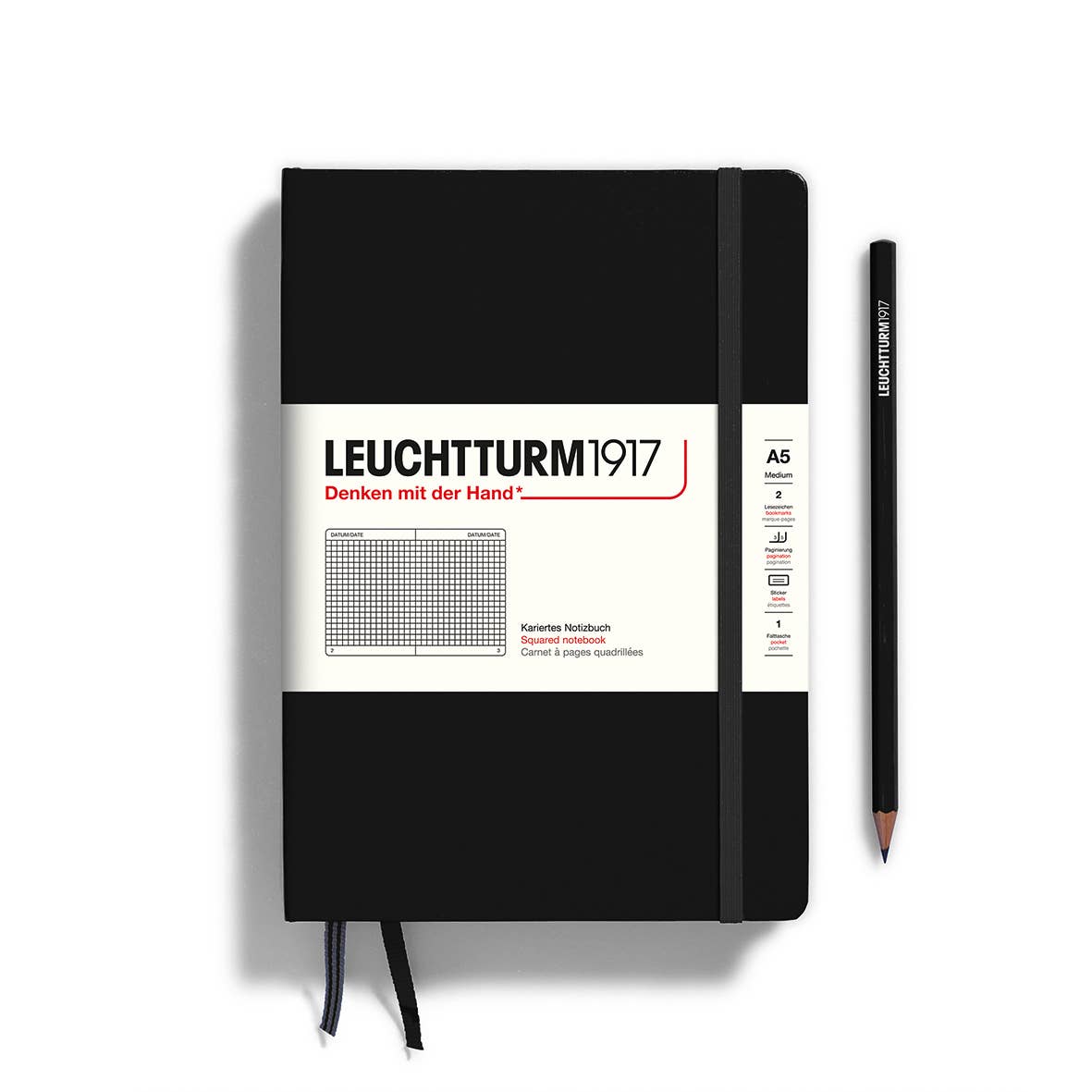 Notebooks - Medium (A5): Dotted / Hardcover / Lemon