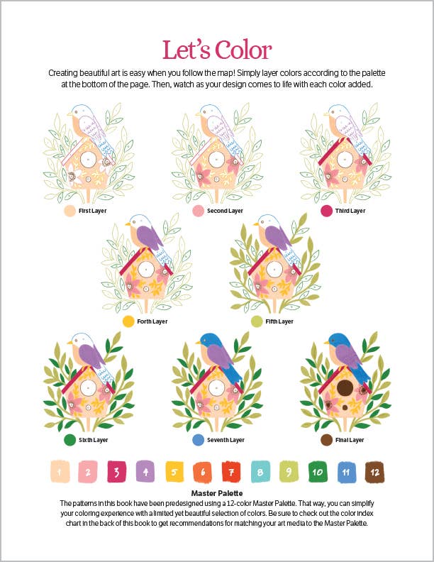 ColorMaps: Garden: Color-Coded Patterns Adult Coloring Book