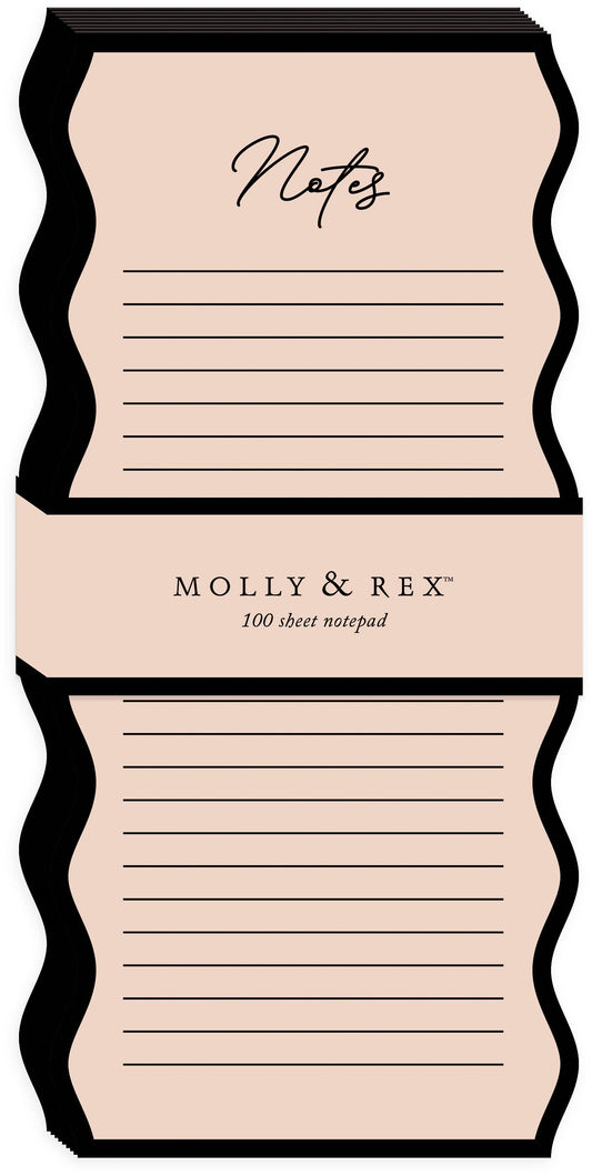 Vintage Borders Blush Magnetic List Pad