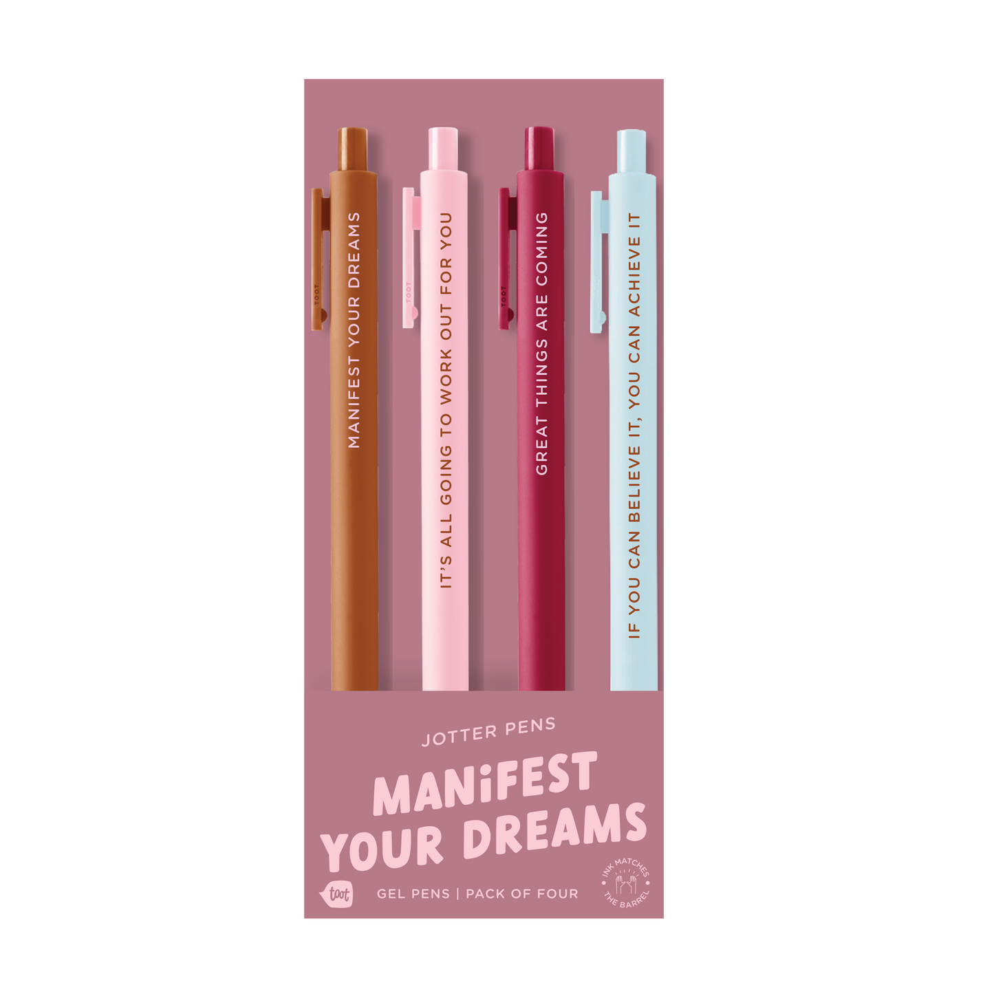 Jotter Sets 4 Pack (Topseller!!): Manifest Your Dreams