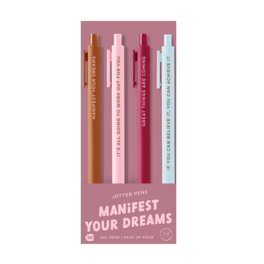 Jotter Sets 4 Pack (Topseller!!): Manifest Your Dreams