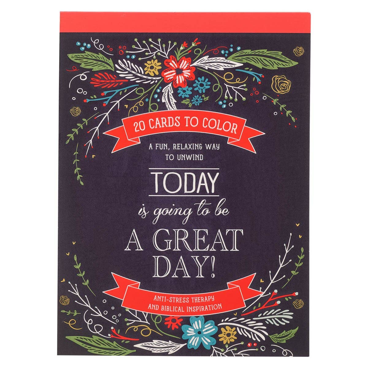 Coloring Cards A Great Day