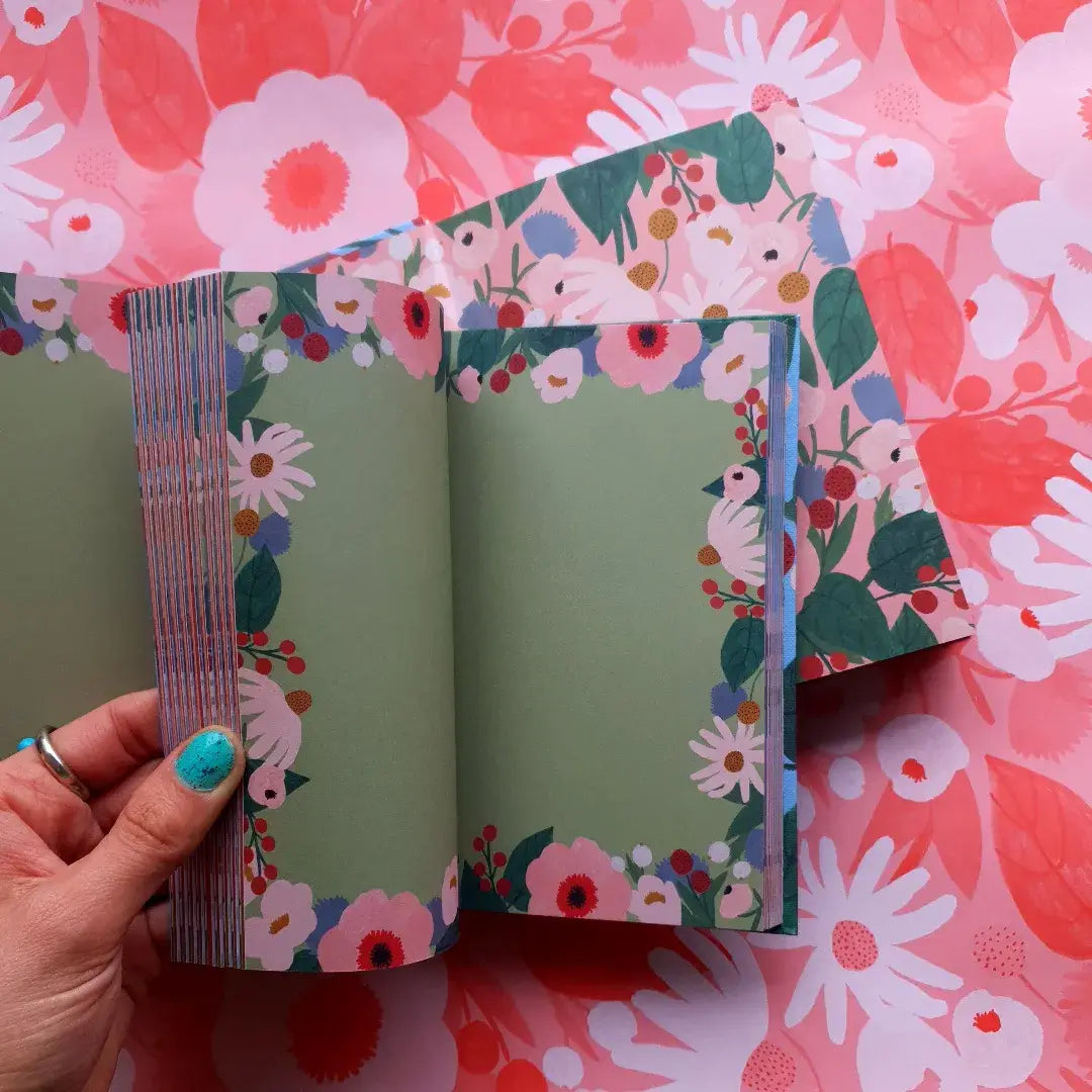 Big Pink Illustrated Journal  - AS 056