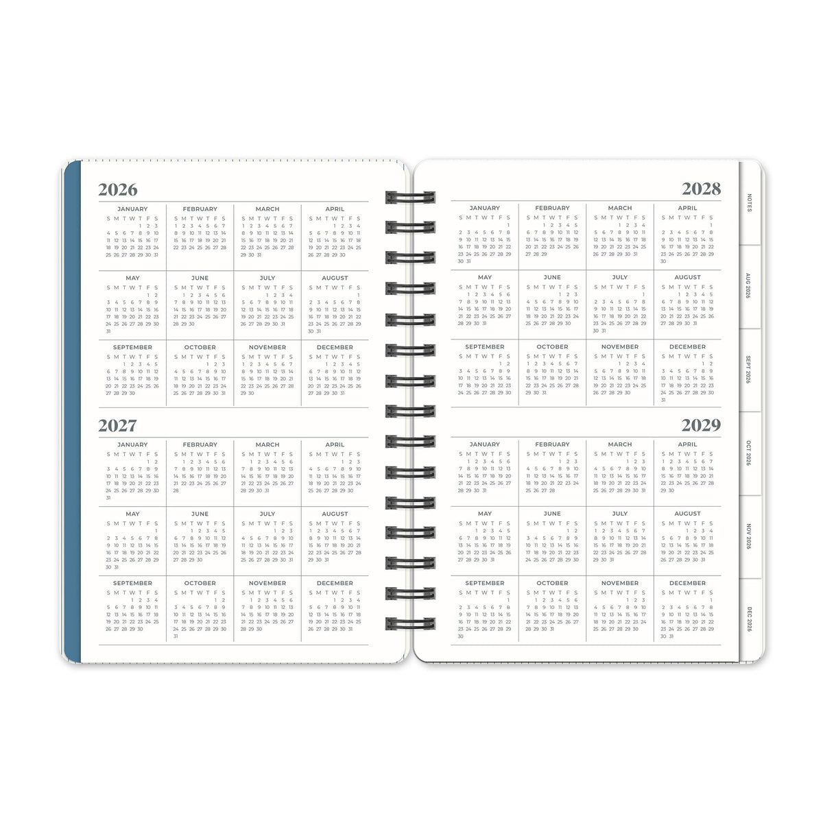 2027 Leisure Blue Agatha Planner