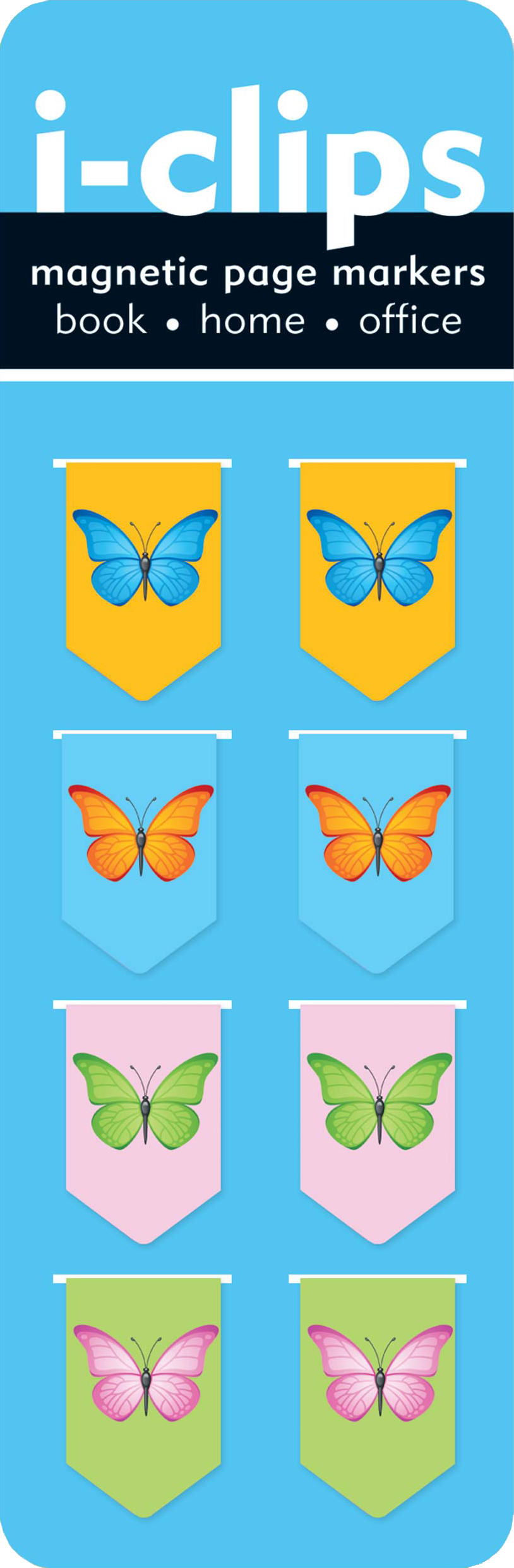 Butterflies i-Clips Magnetic Page Markers