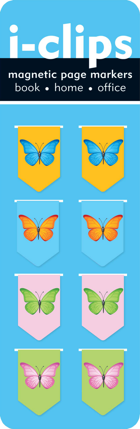 Butterflies i-Clips Magnetic Page Markers