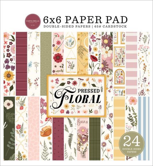 Pressed Floral 6x6 Paper Pad