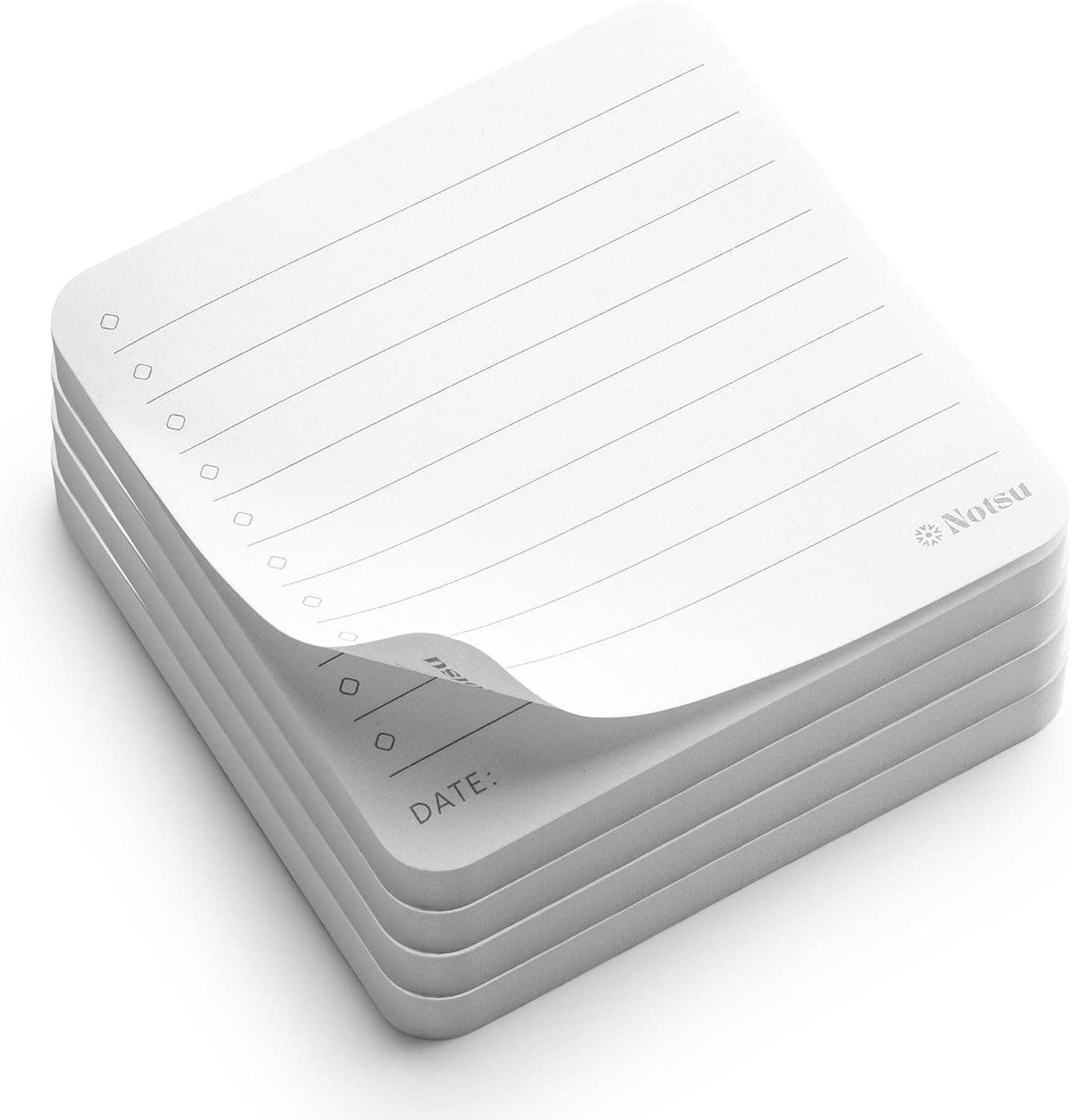 Notsu to Do Checklist Sticky Notes 4pk, 3" x 3"