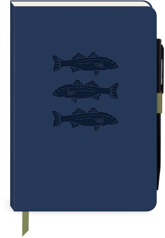 Sporting Goods Fish Softcover Journal with Pen