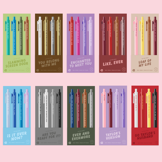 Tay Tay Jotter 4 Packs: Go T*ylor's Husband