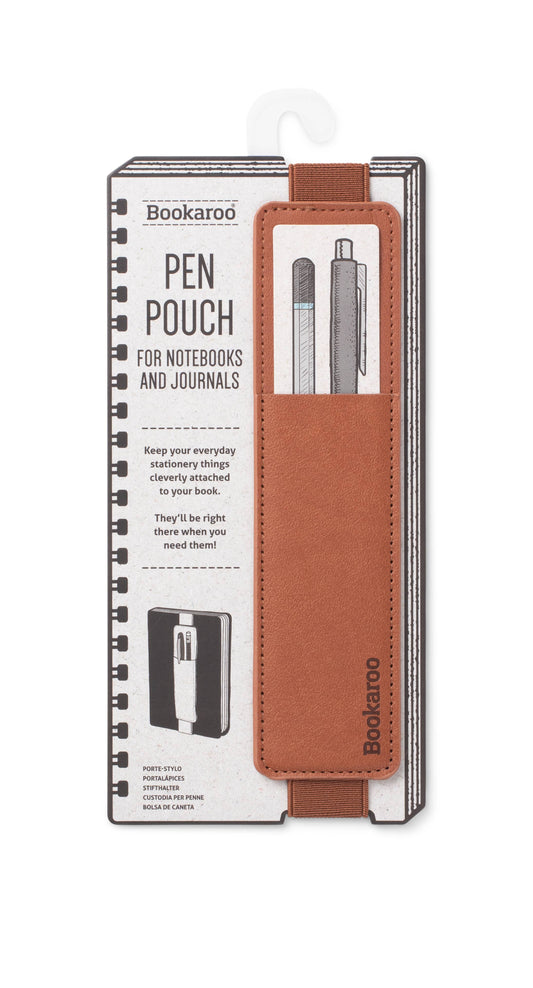 Bookaroo Pen Pouch: Brown
