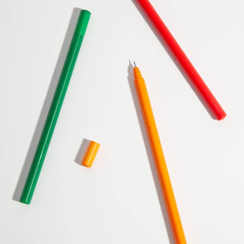 Prism Colored Rollerball Pen: Orange: #13374
