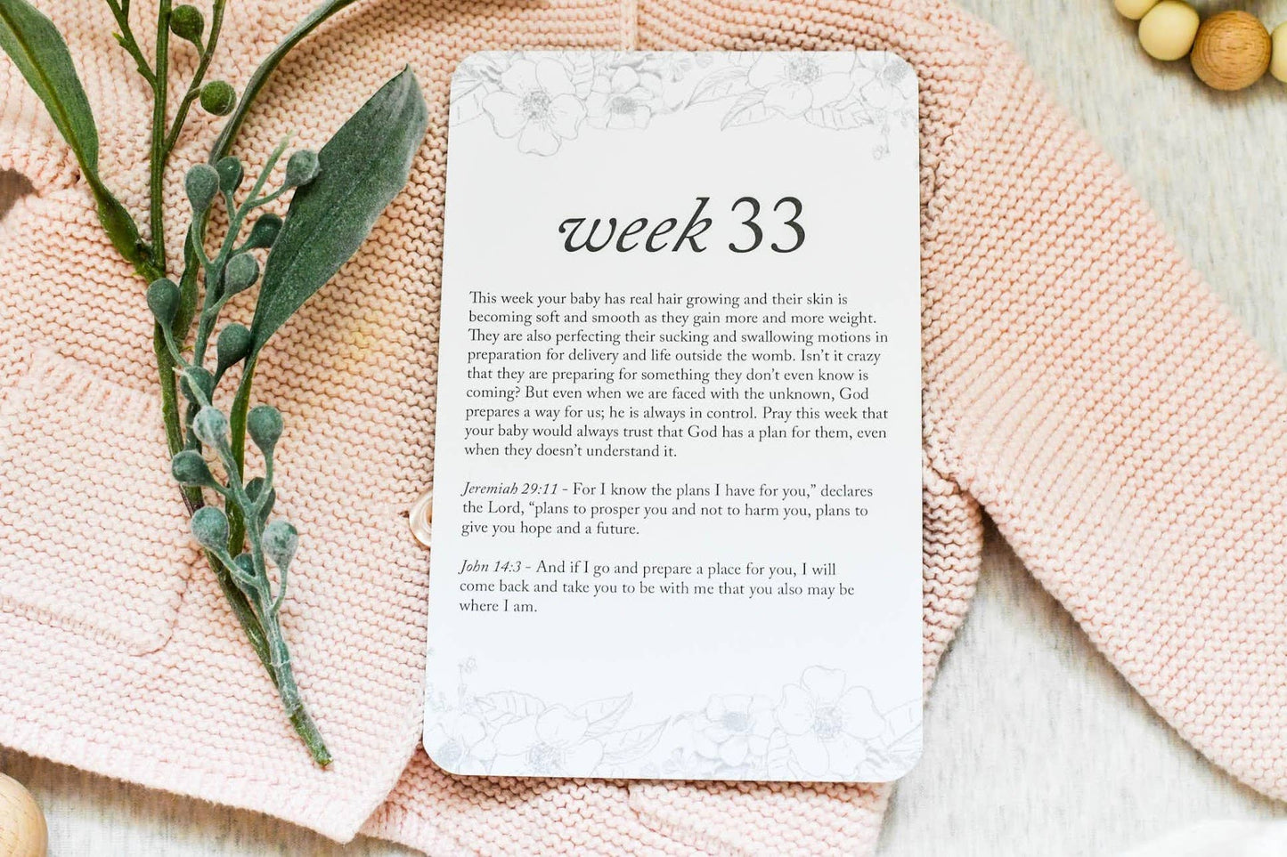 Pregnancy Prayer Cards | Colorful Flowers