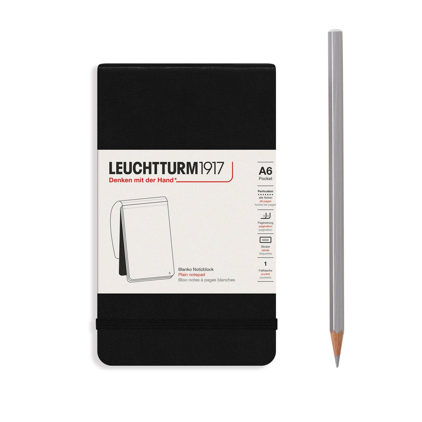 Notepads Pocket (A6): Lilac / Dotted