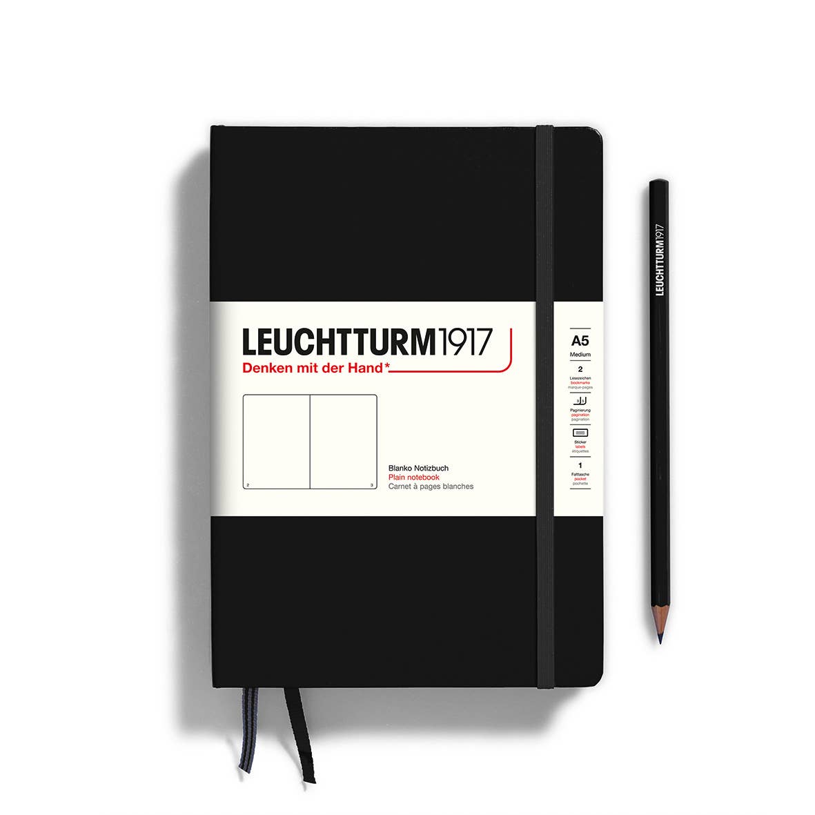 Notebooks - Medium (A5): Dotted / Hardcover / Sage