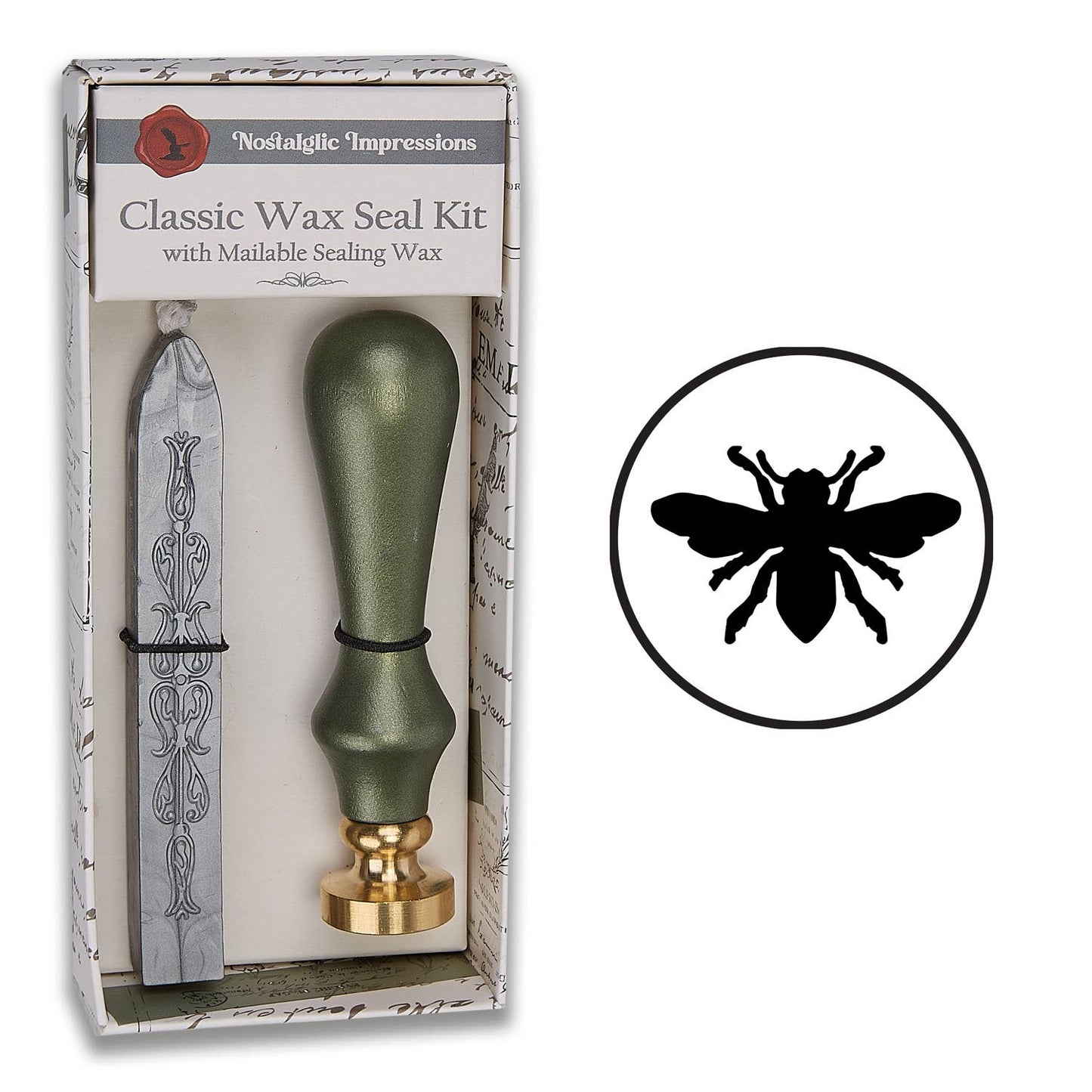Nature-Inspired Wood Handle Wax Seal Kits: Botanical