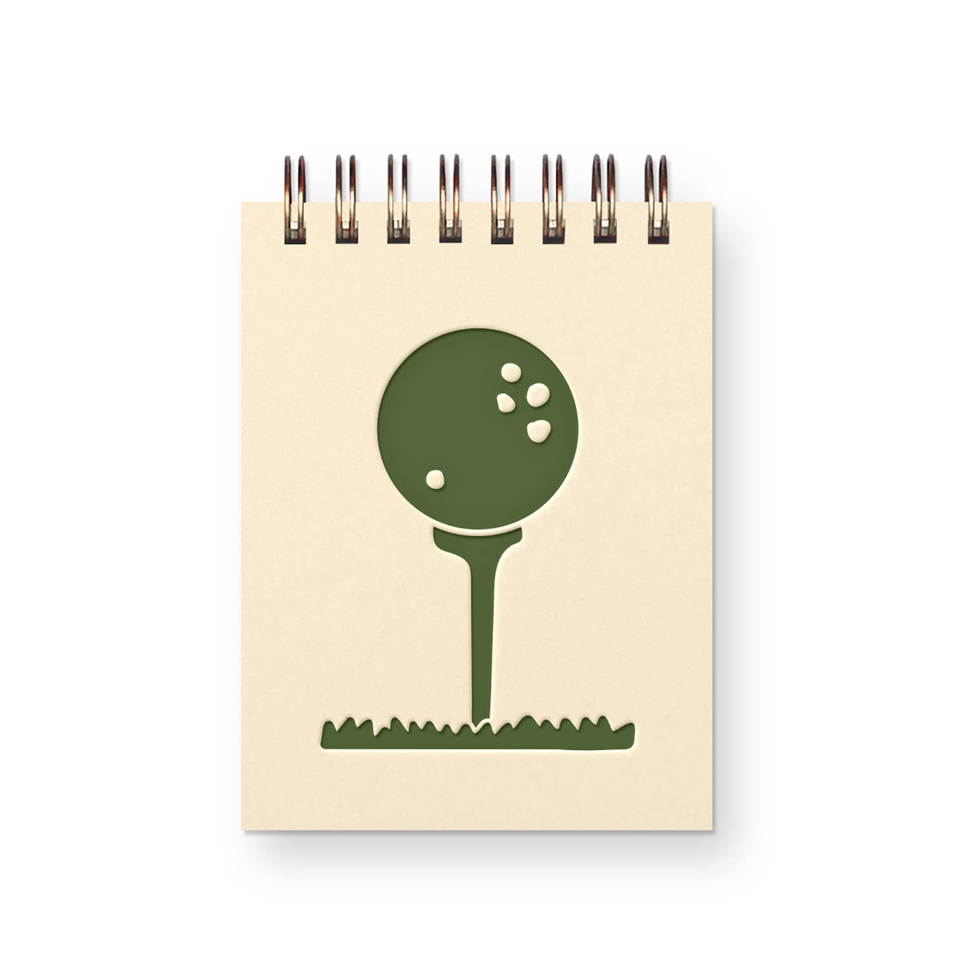Golf Ball and Tee Mini Jotter Notebook