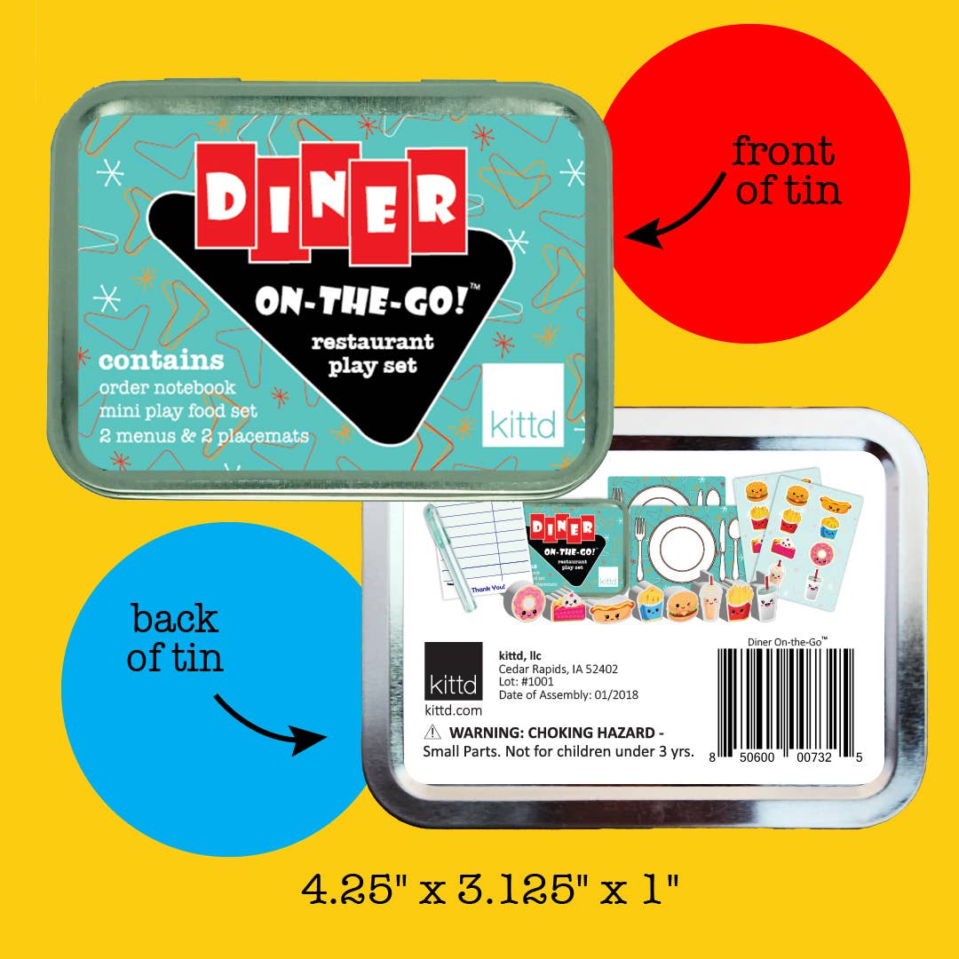 Diner On-the-Go Summer Travel Game Gift Kids Toy Gift