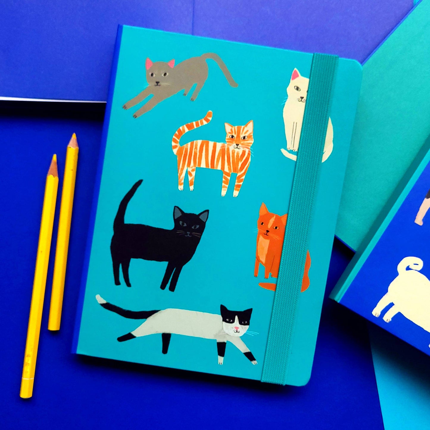 Pretty Paws A5 Hardback Journal with elastic