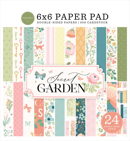 Secret Garden 6x6 Paper Pad