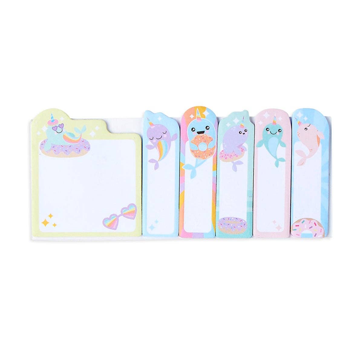 Note Pals Sticky Tabs - Nom Nom Narwhals (1 Pack)
