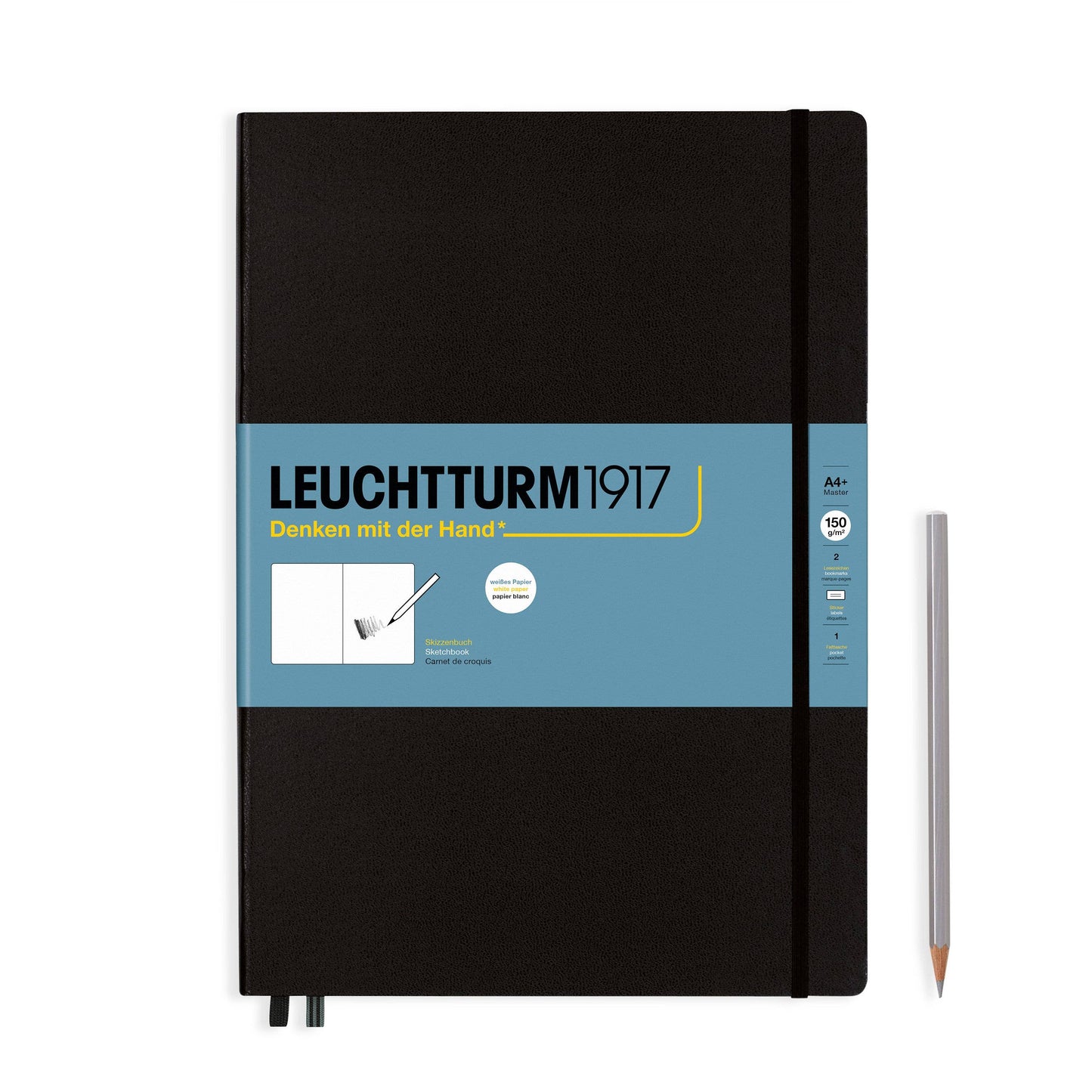 Sketchbooks - 150g/m² Paper Plain: Square / Lemon