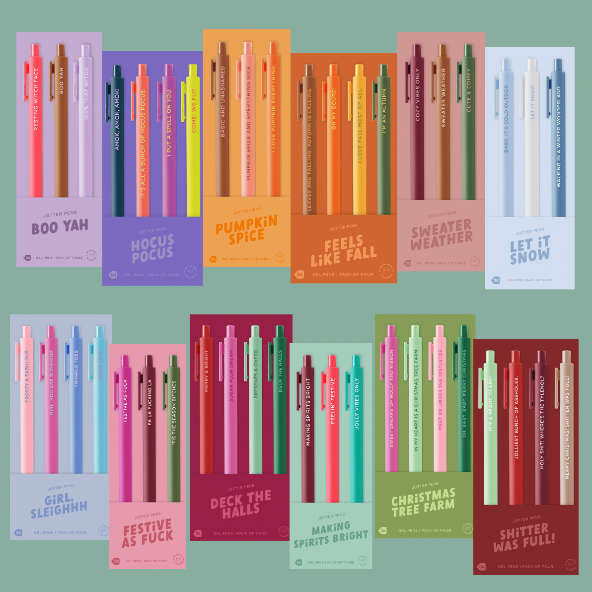 NEW! Seasonal Jotter Sets: Sweater Weather 3 Pack
