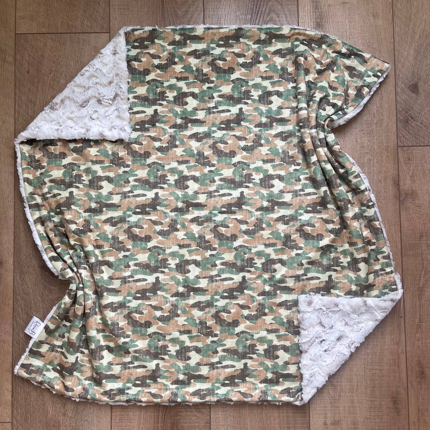 Baby / Toddler Blanket - Distressed Camo