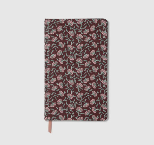 A Soft Touch Burgundy Vintage Journal