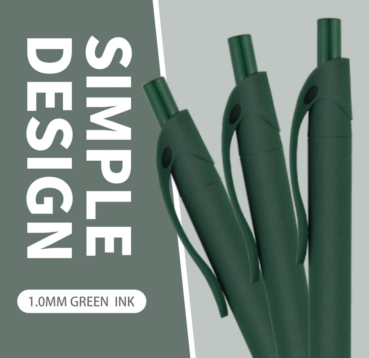 Green 1.0mm Ballpoint Pen