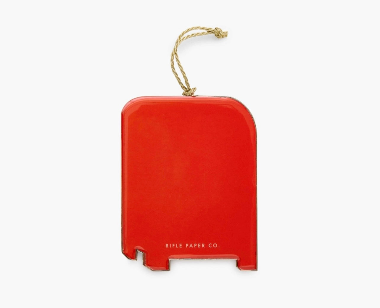 Rifle Mailbox Santa Ornament