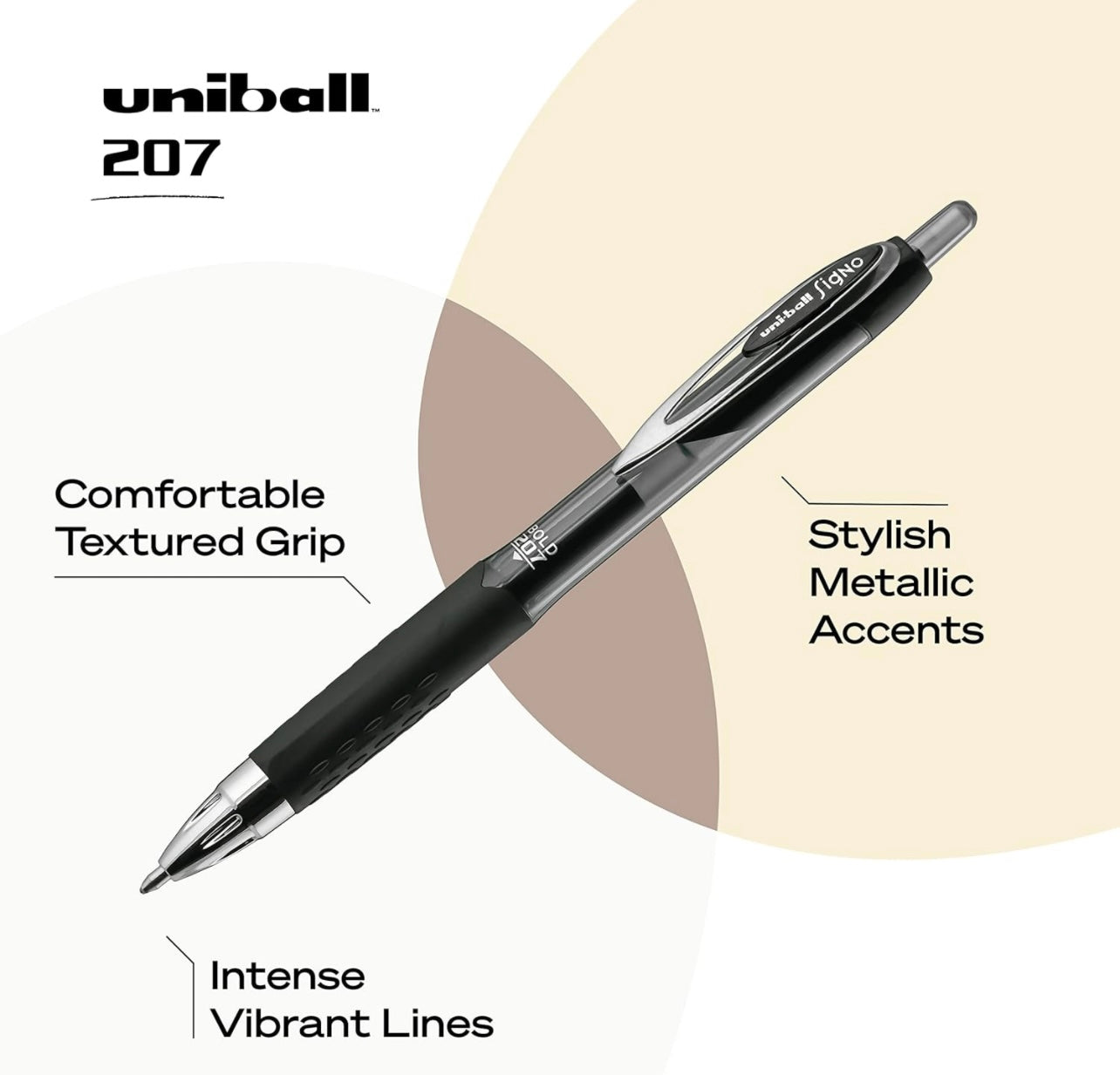 Uniball 207 Bold Black